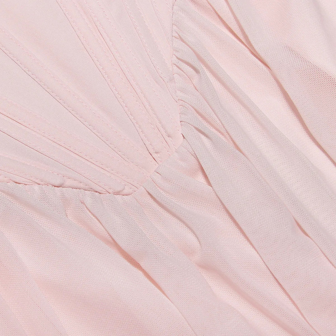 Mini Chiffon Dress with Corset Design - Rosie