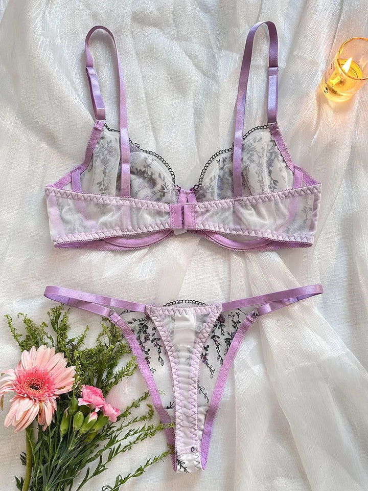 Sheer Floral Design Set - Journee