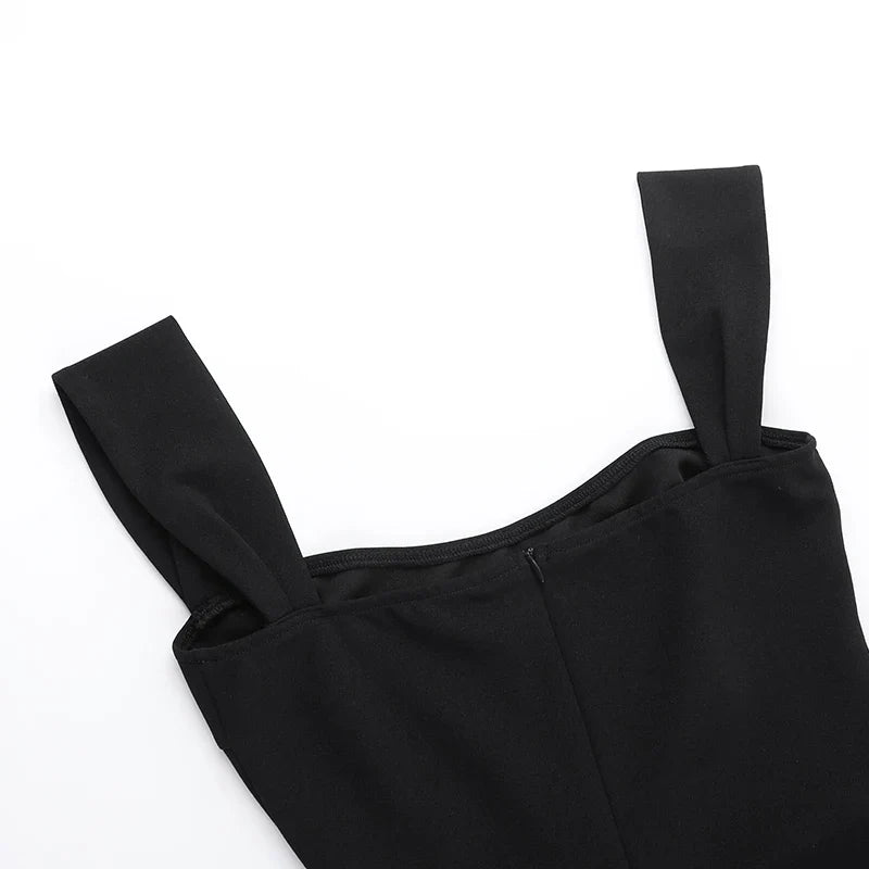 Fitted Mini Dress with Elegant Belt Detail - Laura