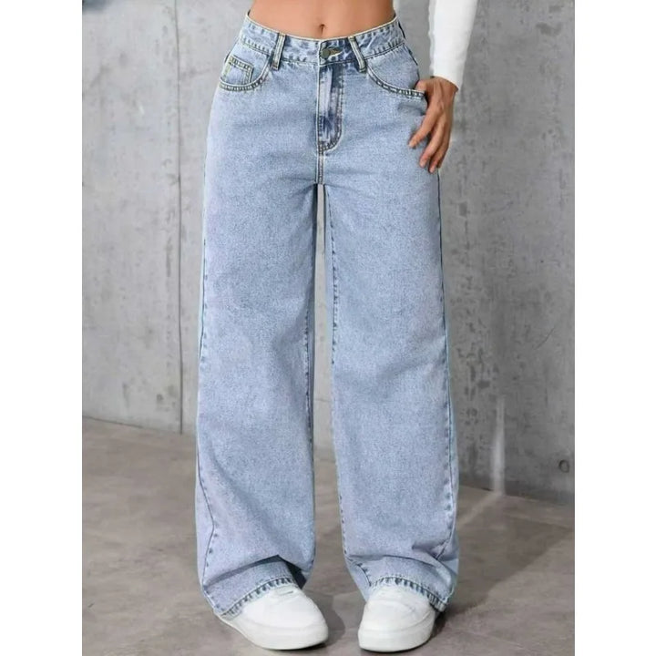Light loose fit jeans