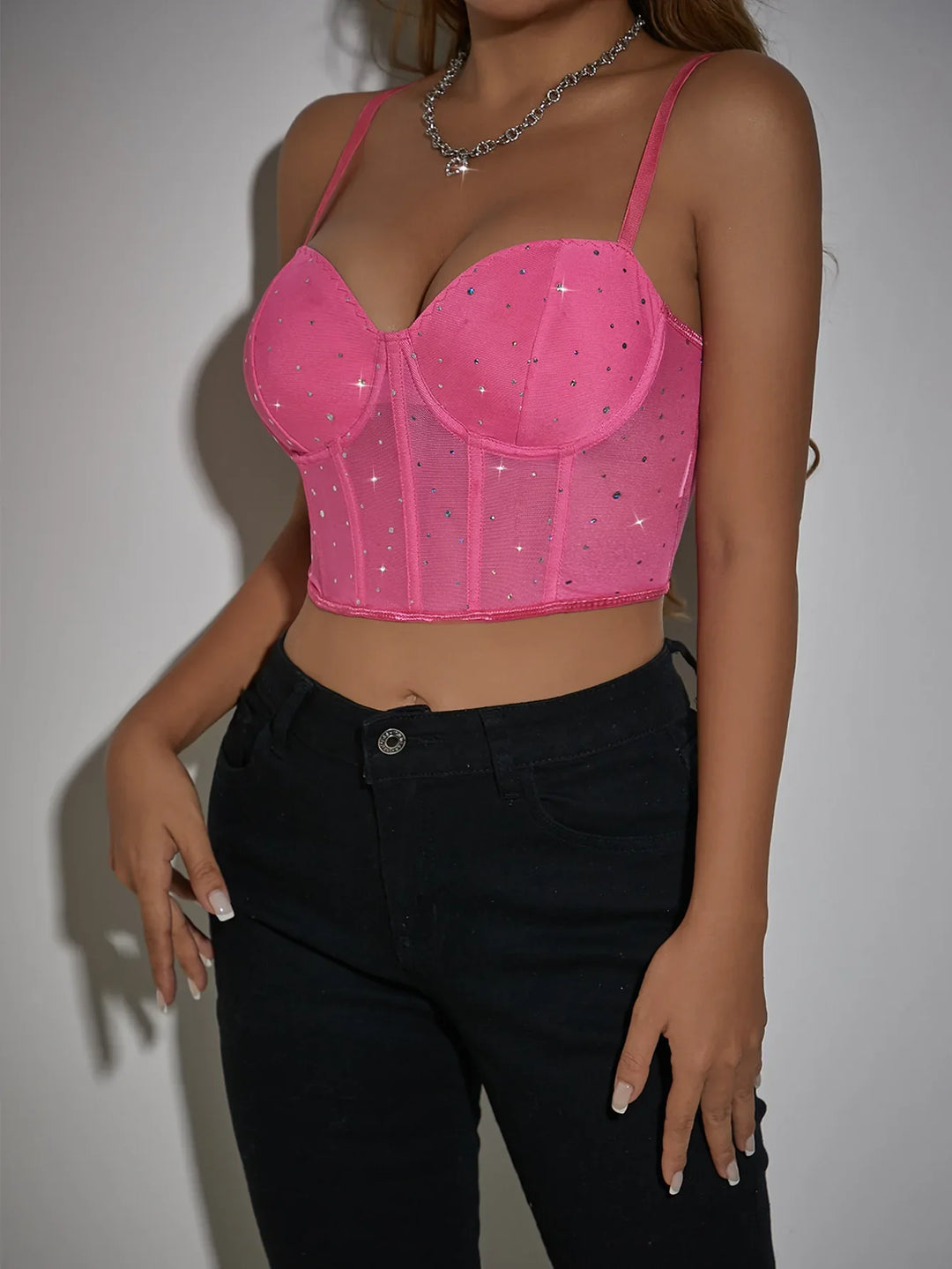 Top with Sparkling Sequin Embellishment - Phoenix