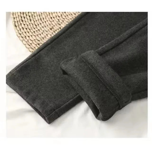 Wool pencil pants