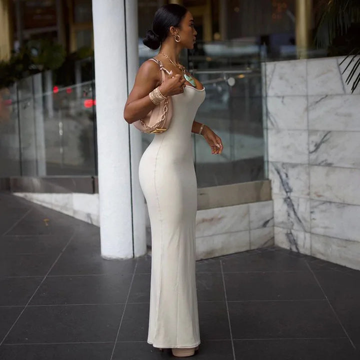 Fitted maxi dress - Anita