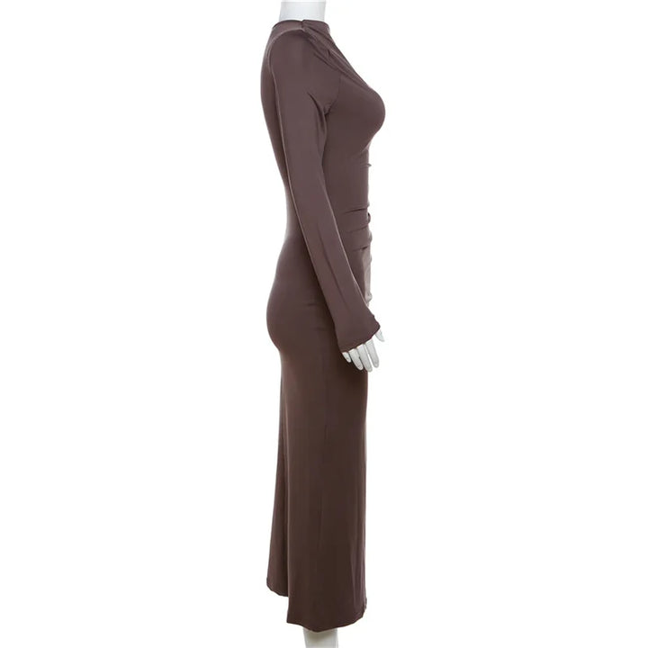 Fitted Shaping Maxi Dress - Noa