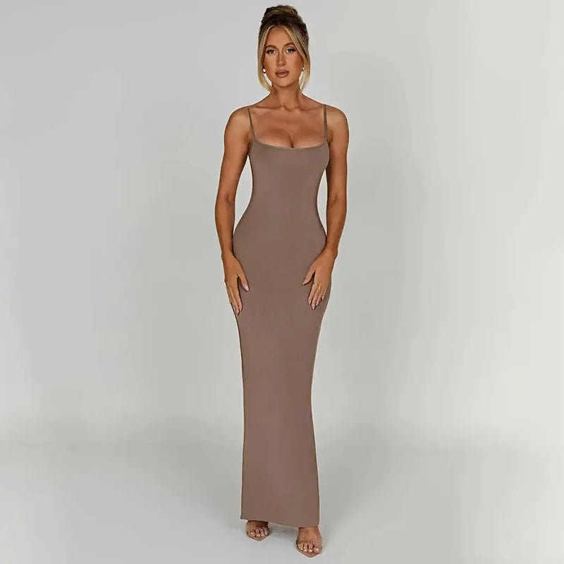 Fitted maxi dress - Anita
