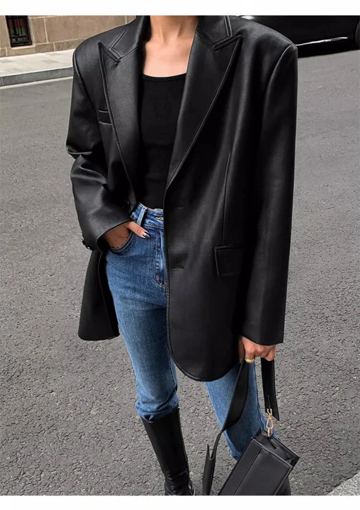 Tailored Leather Jacket - Rashal