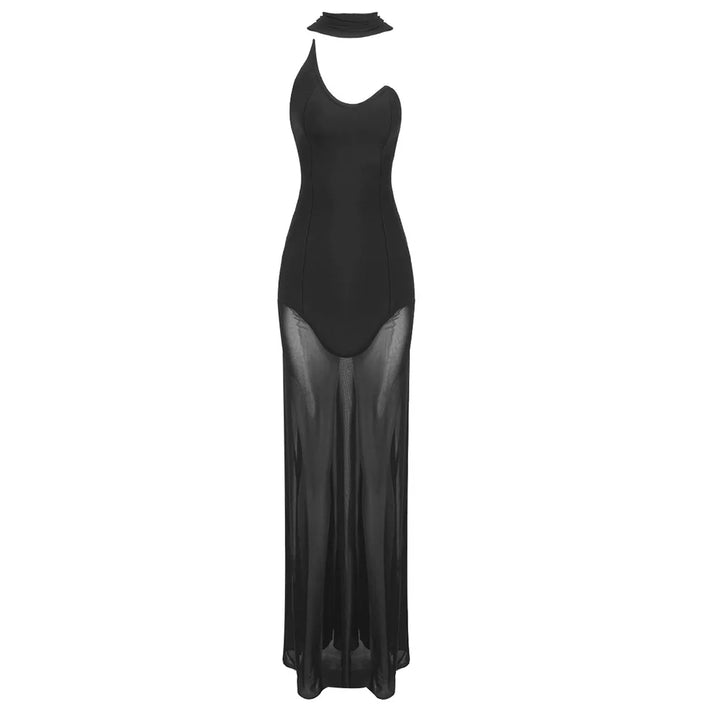 Strapless Chiffon Maxi Dress - Genesis