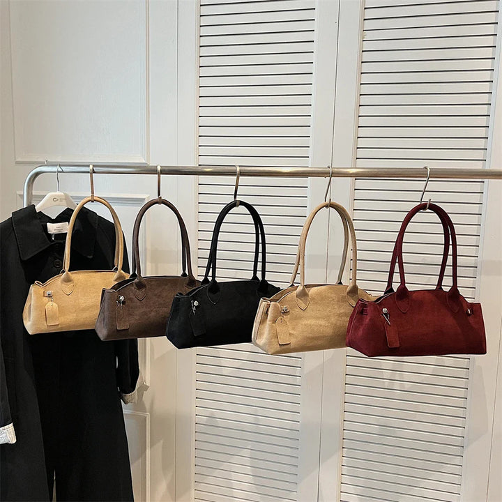 תיק זמש בעיצוב רטרו