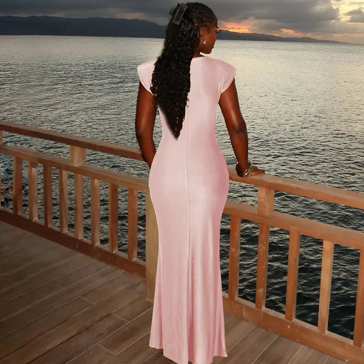 Ruched Maxi Dress - Verona