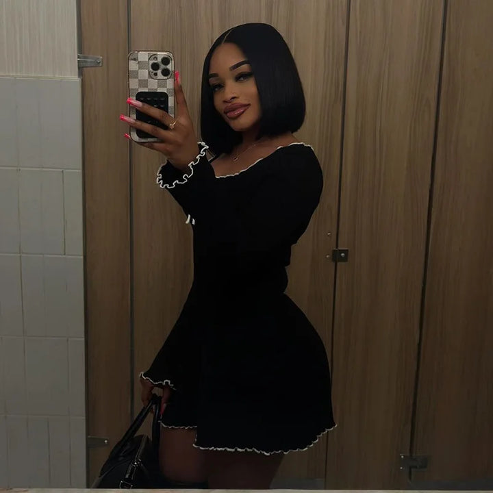 Knitted mini dress - NELLY