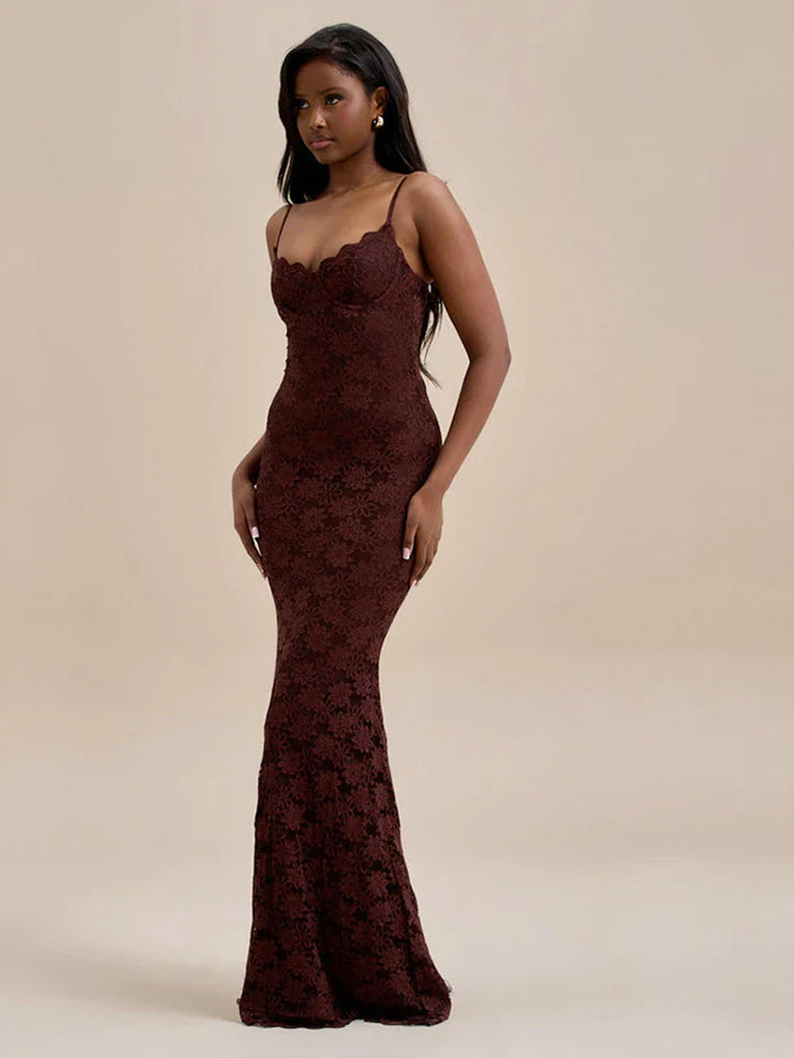 Lace maxi dress - Milan