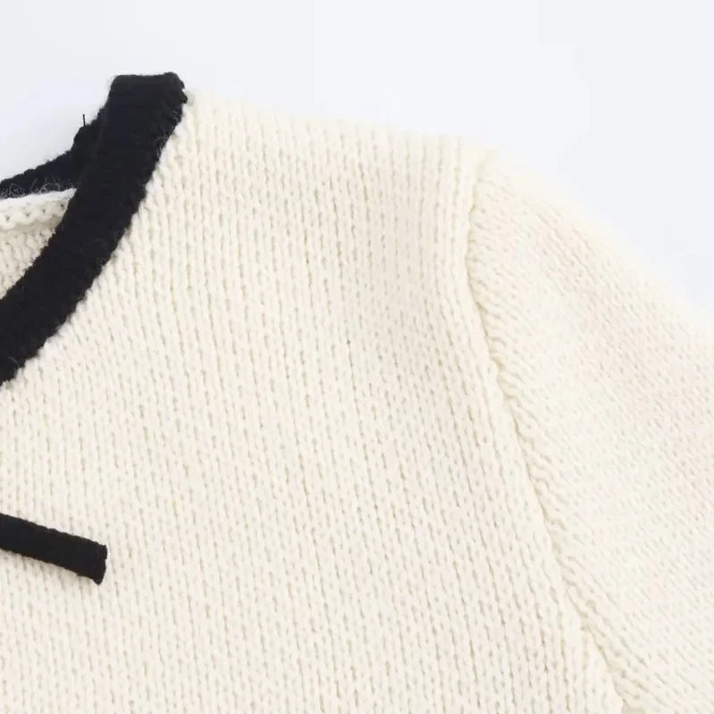 Tie sweater - Mona