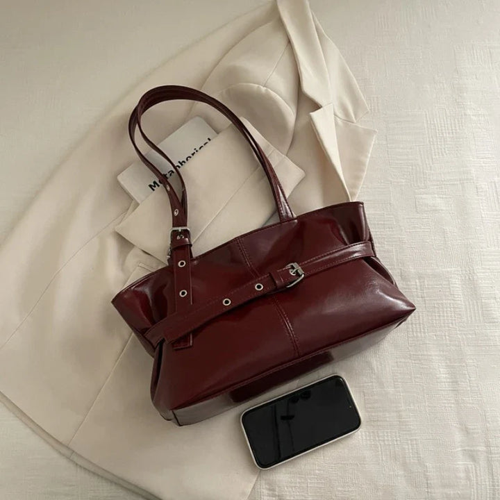 תיק דמוי עור בעיצוב וינטג'