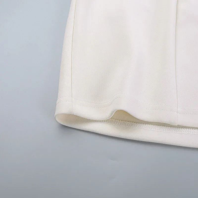 Mini Dress with Deep V Neckline - Madi