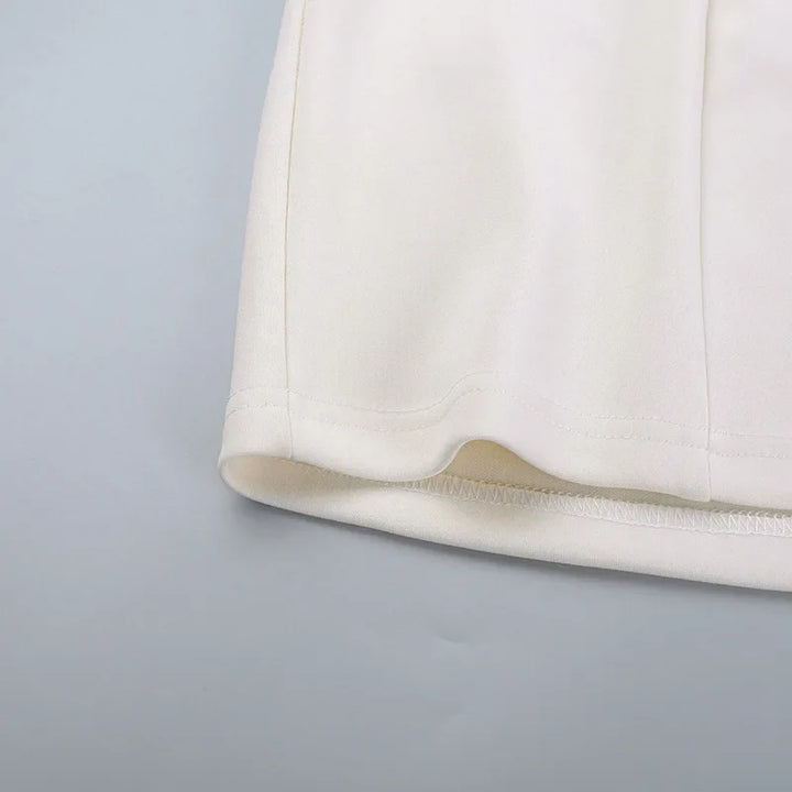 Mini Dress with Deep V Neckline - Madi