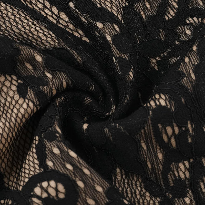 Lace mini dress with corset design - Ella Lee