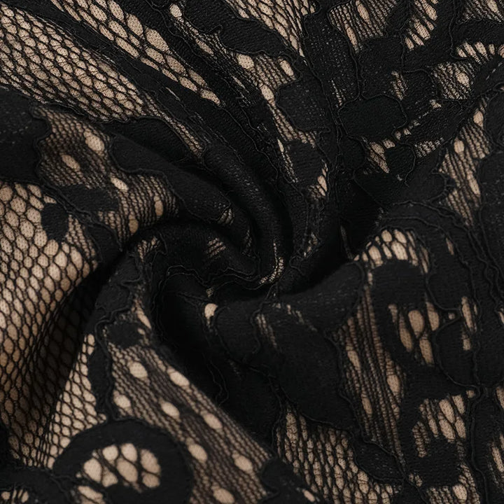 Lace mini dress with corset design - Ella Lee