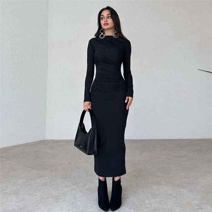 Fitted Shaping Maxi Dress - Noa