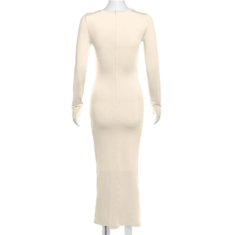 Fitted Shaping Maxi Dress - Noa