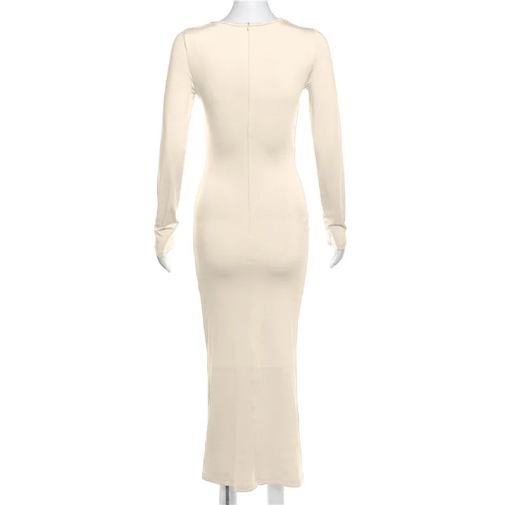 Fitted Shaping Maxi Dress - Noa