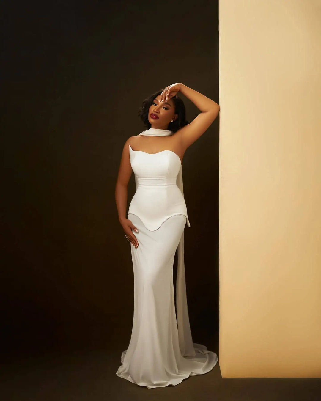 Strapless Chiffon Maxi Dress - Genesis