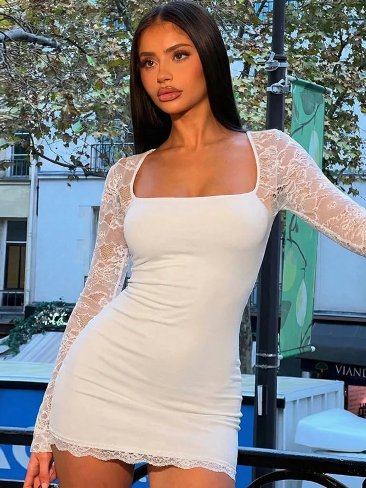 Mini lace dress - Ronli