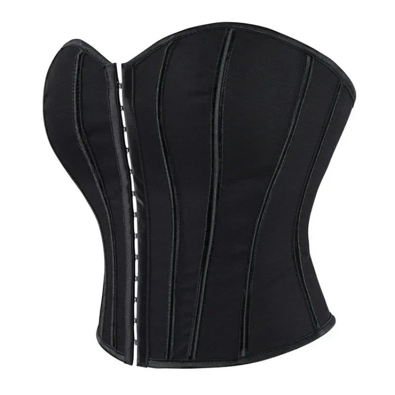 Strapless Corset with Pin Closure and Back Tie for Waist Shaping - Jayla