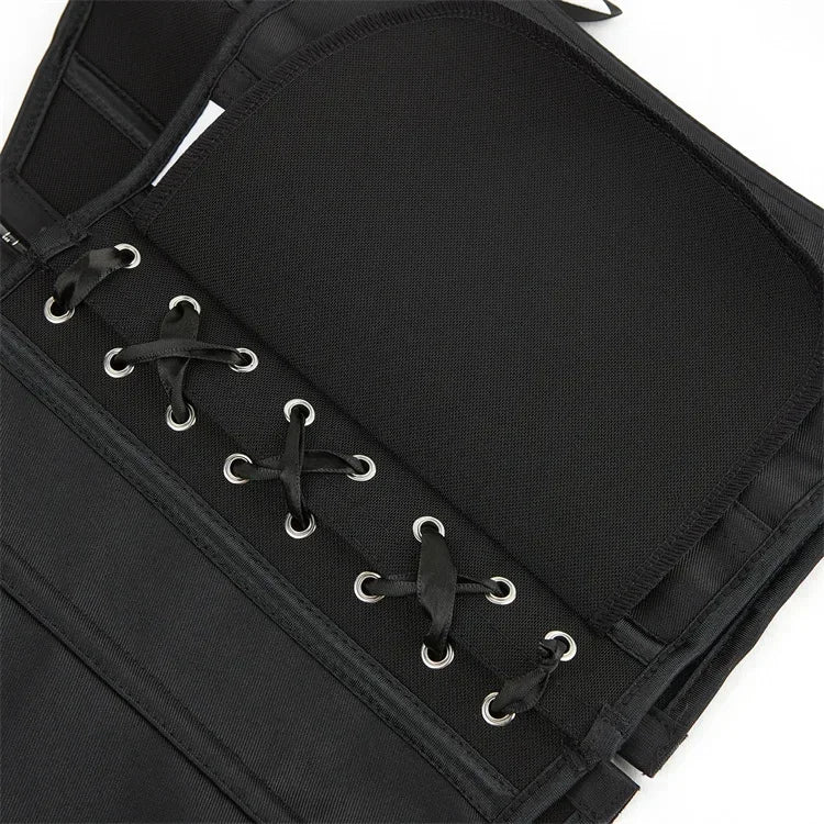 Strapless Corset with Pin Closure and Back Tie for Waist Shaping - Jayla