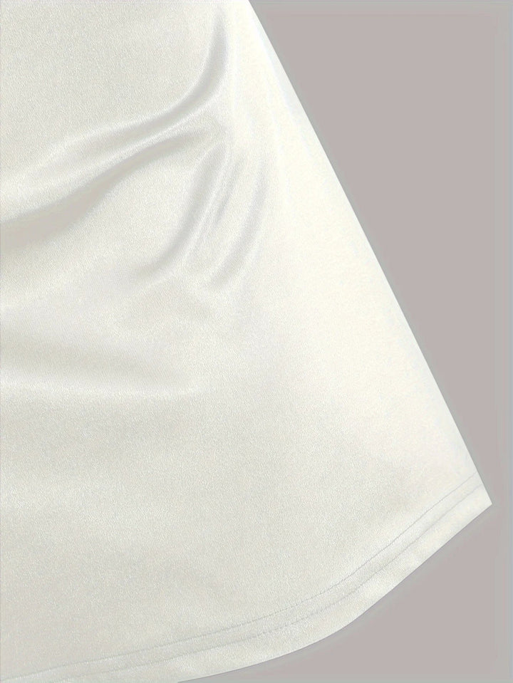 Satin Mini Dress - Bianca