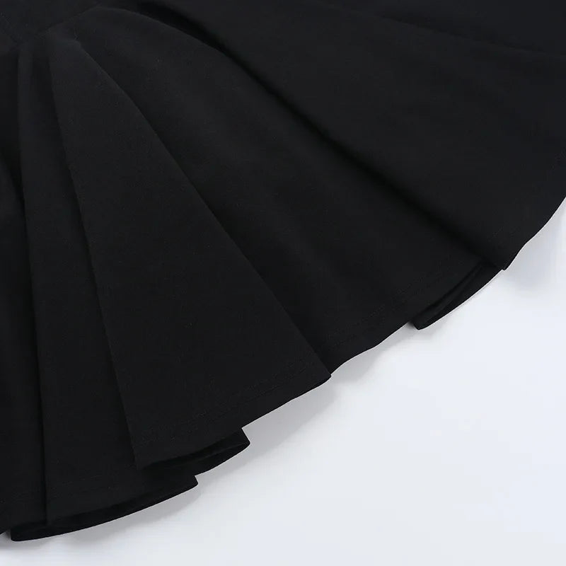 A-Line Mini Dress with Bow Detail - Emma