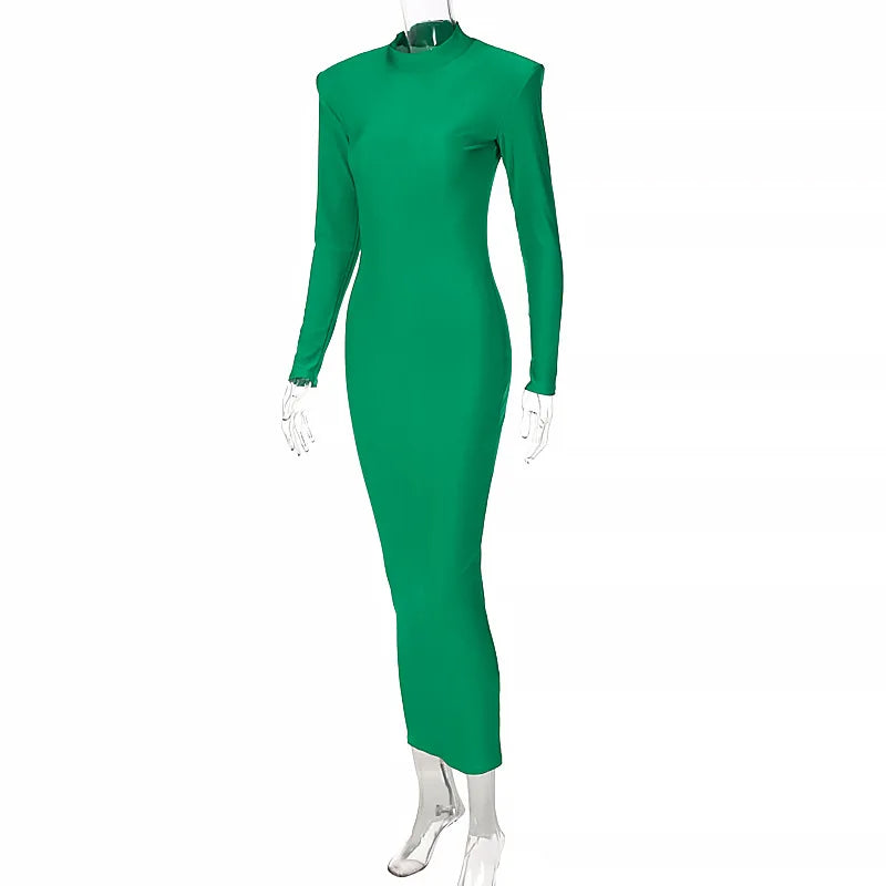 Fitted Shaping Maxi Dress - Cali