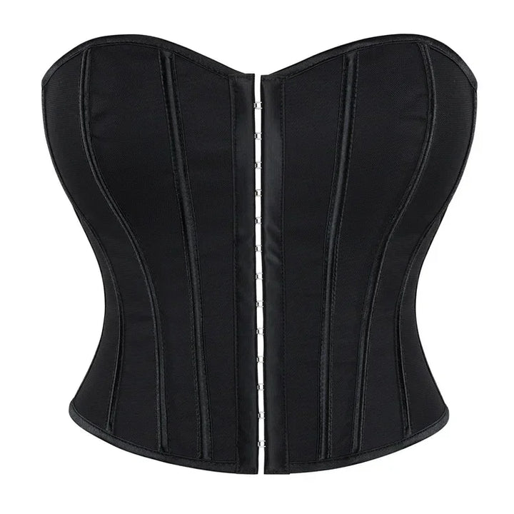 Strapless Corset with Pin Closure and Back Tie for Waist Shaping - Jayla