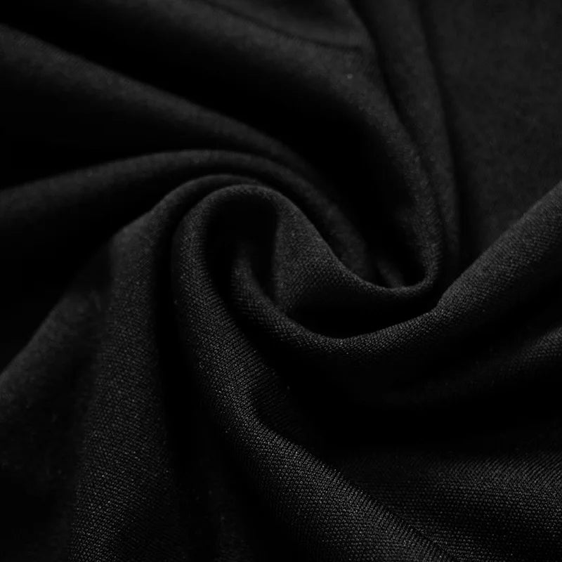 Asymmetric maxi evening dress with deep slit and one sleeve - Eva