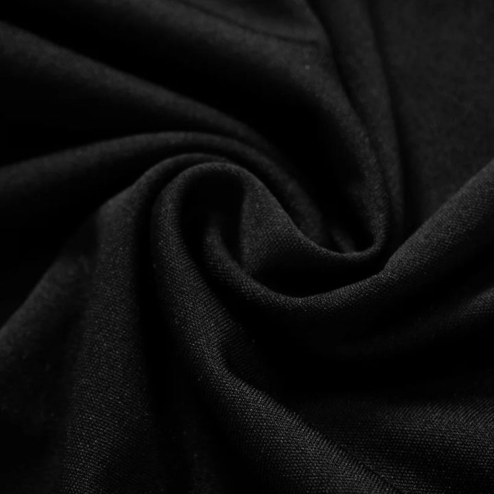 Asymmetric maxi evening dress with deep slit and one sleeve - Eva
