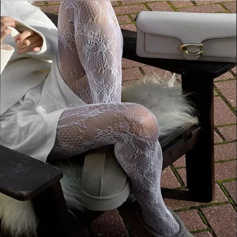 Tights in Various Designs: Lace / Mesh / Floral / Holes / Bows
