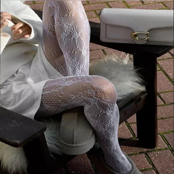 Tights in Various Designs: Lace / Mesh / Floral / Holes / Bows