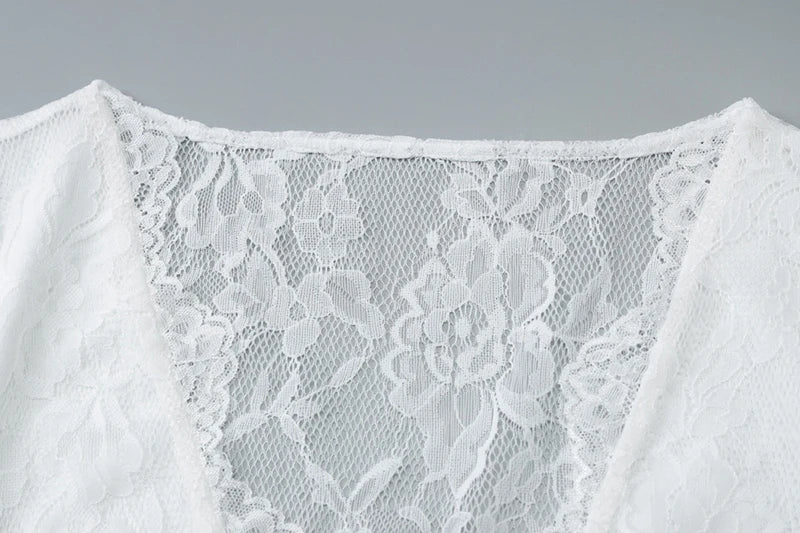 Tie lace blouse - Erin