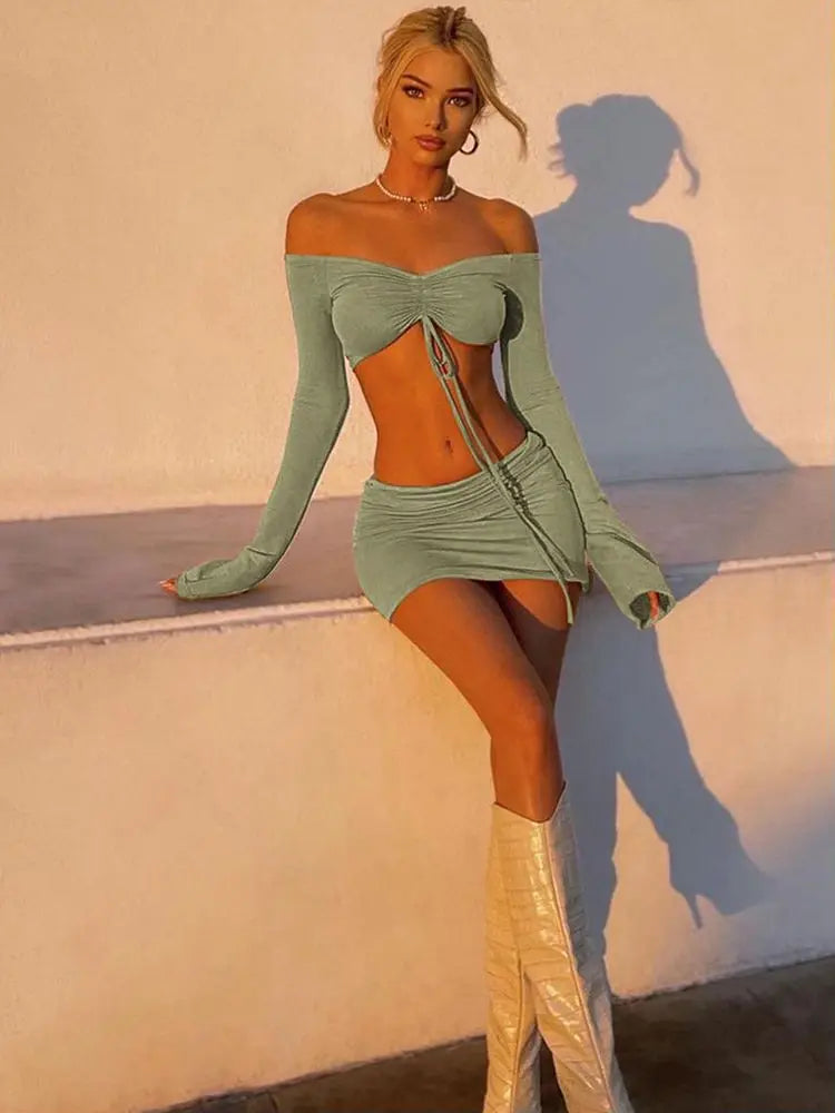 Mini Skirt and Top Set - Nini