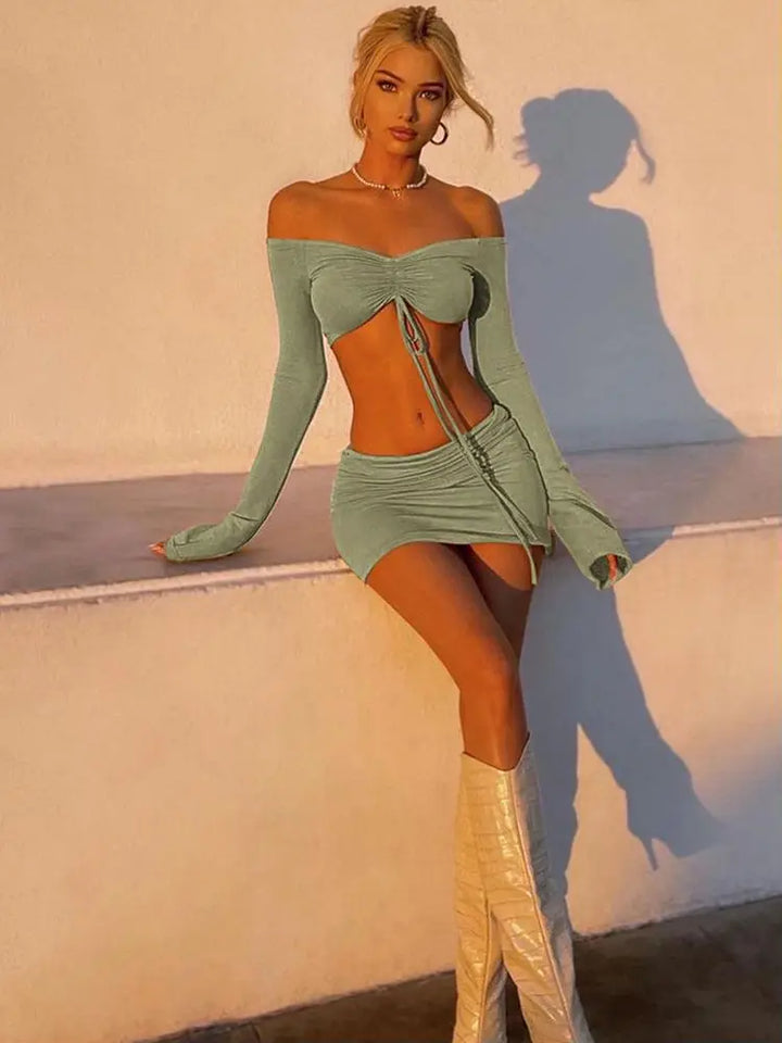 Mini Skirt and Top Set - Nini