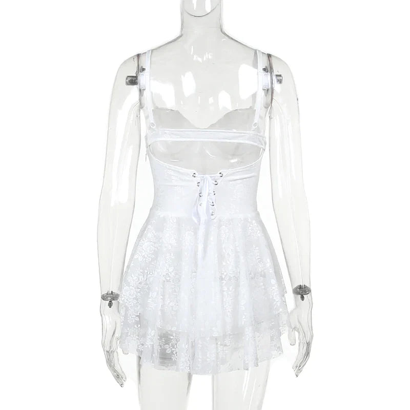 Lace Mini Dress - Connie