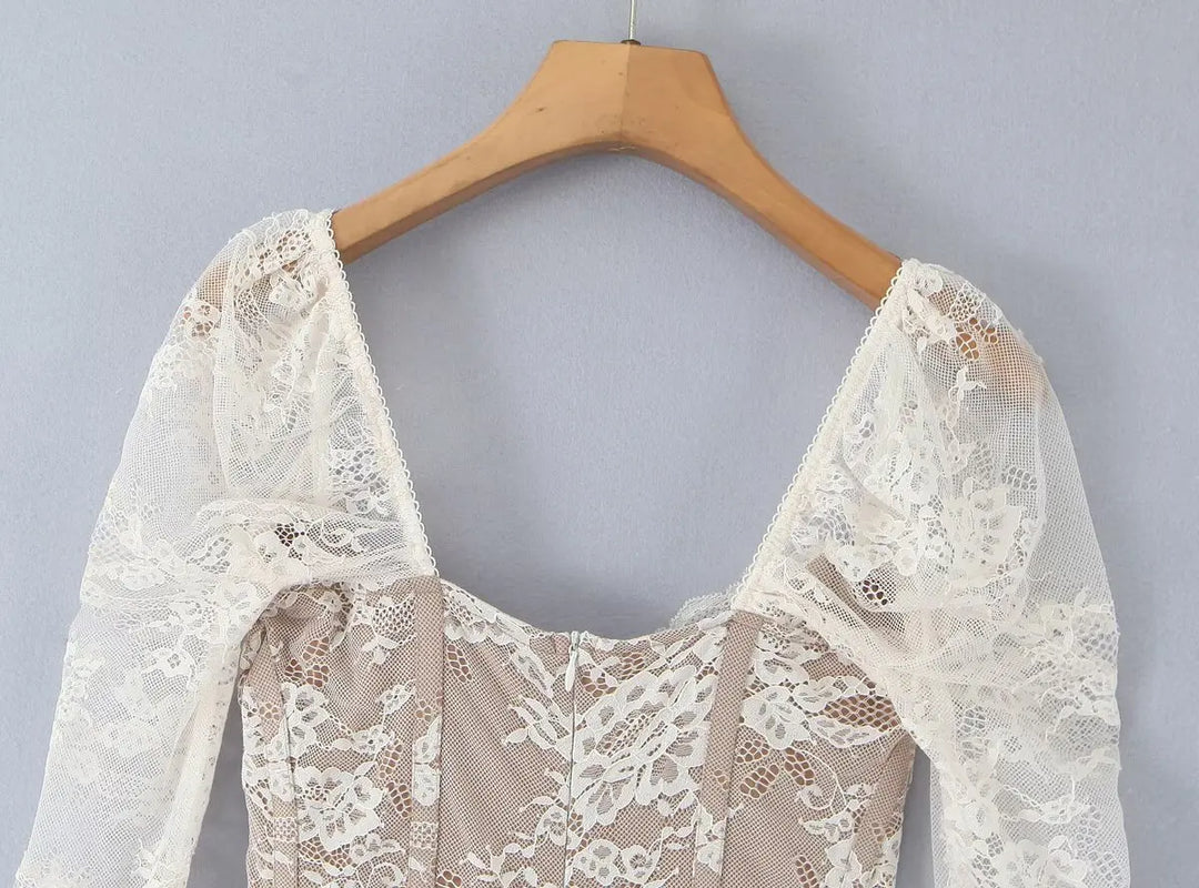 Midi Lace Dress - Elizabeth