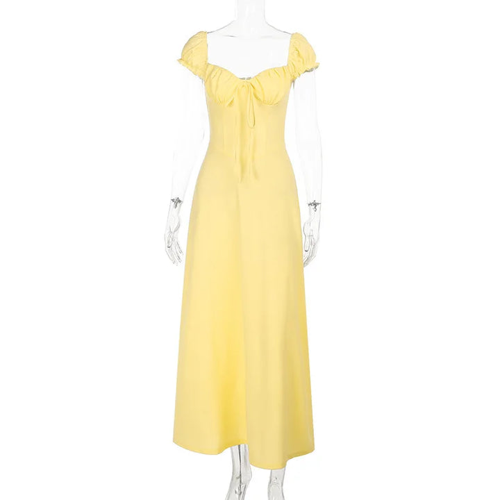 Maxi Dress with Rustic Design - Haile