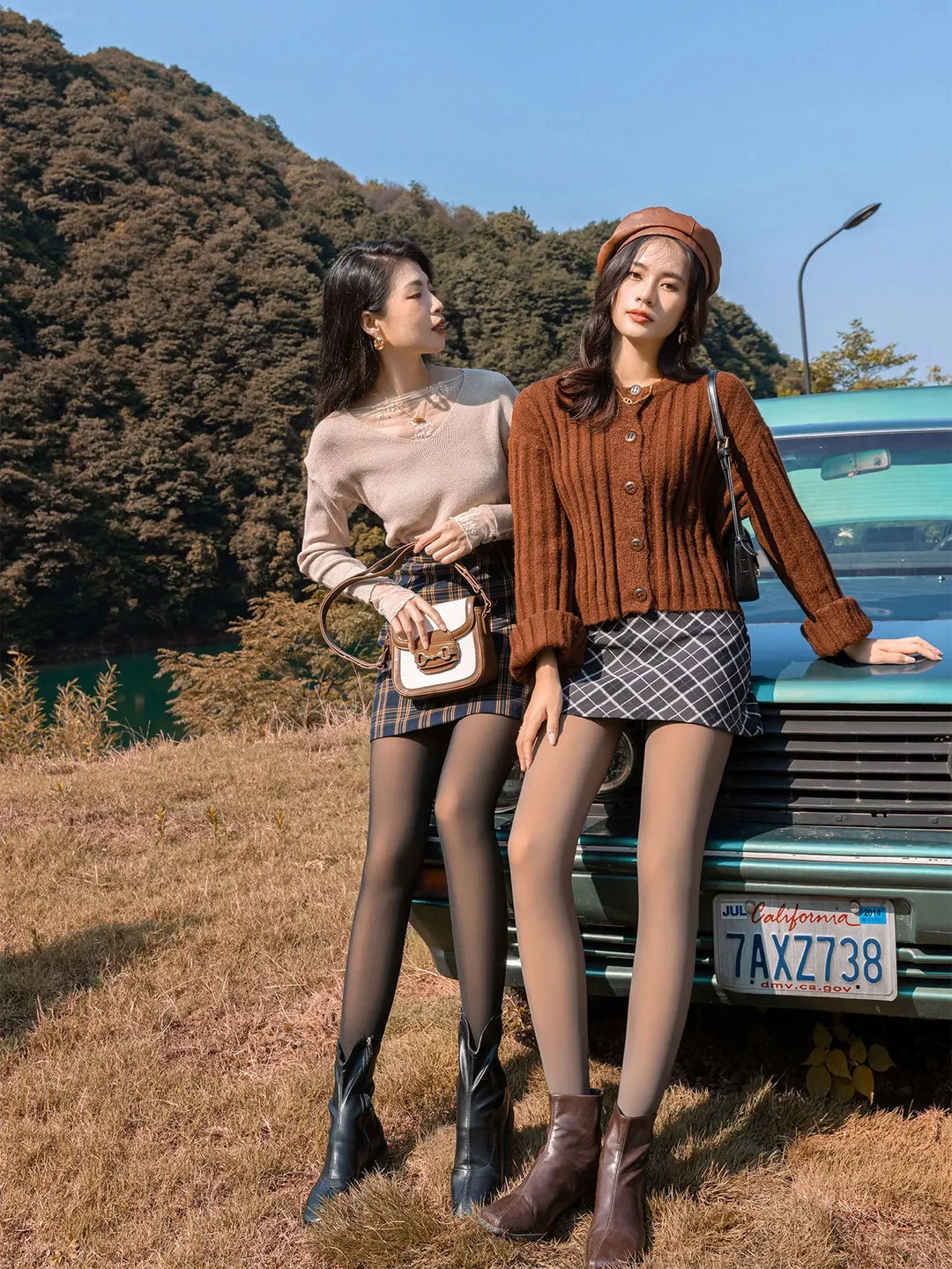 Thermal tights/leggings in various patterns