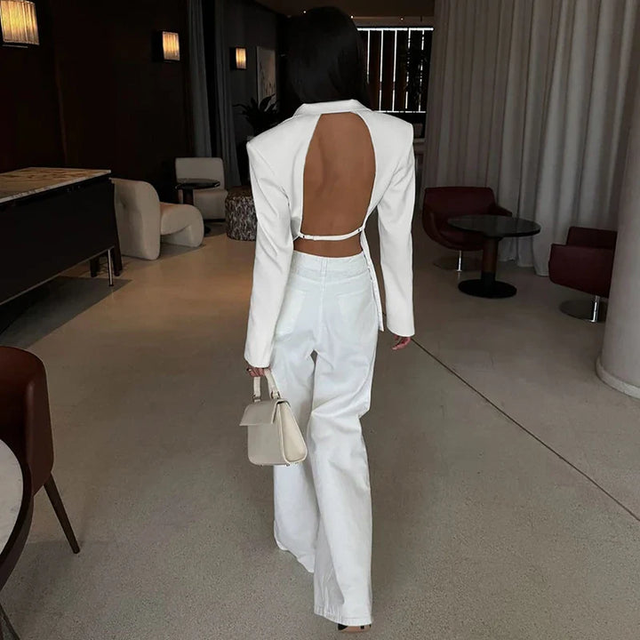 Open-back blazer - Yale