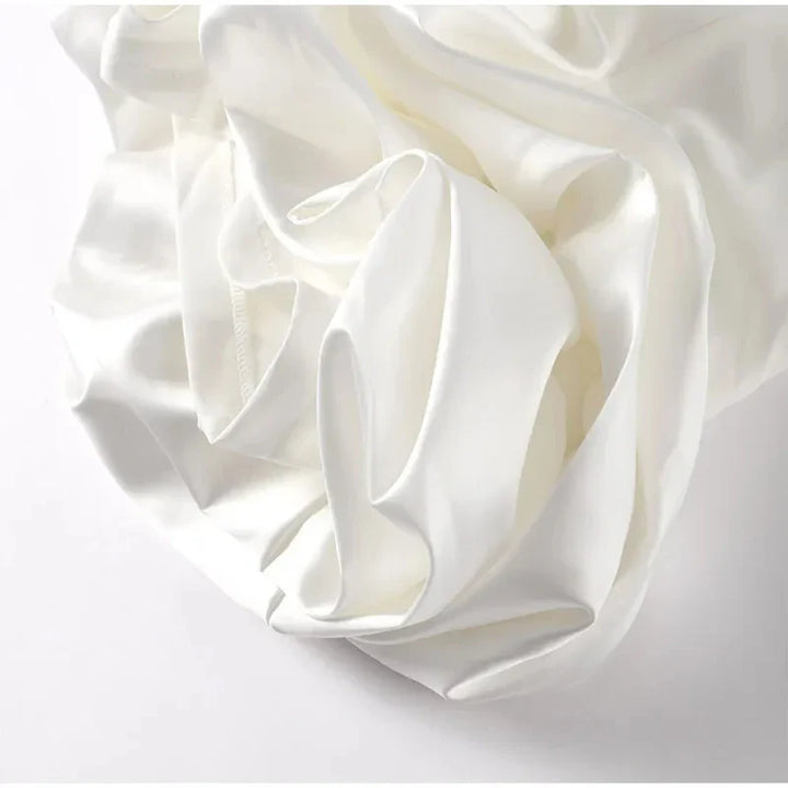 Mini Dress with Whipped Cream Design - Rosalie