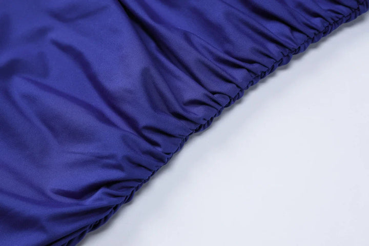 Maxi dress with ruching and slit decoration - MARINA