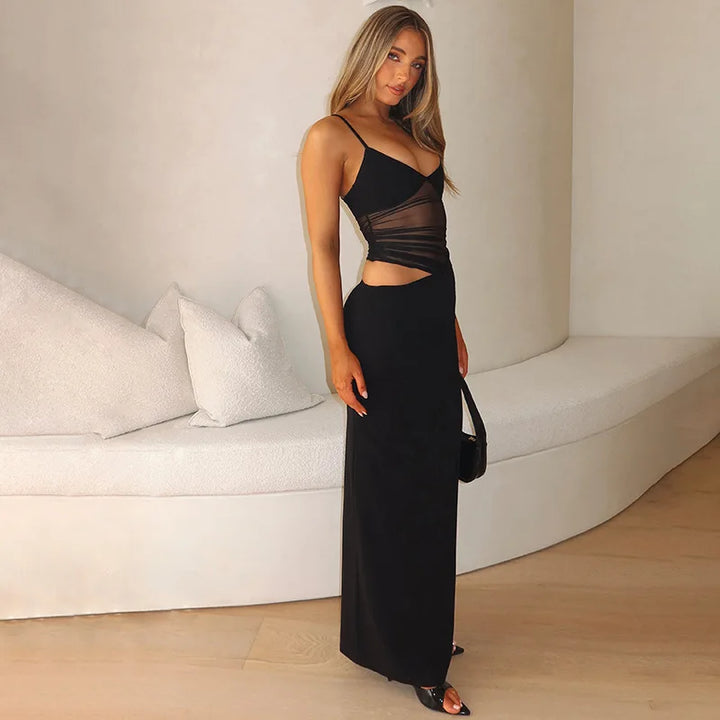Mesh Maxi Dress - Emery