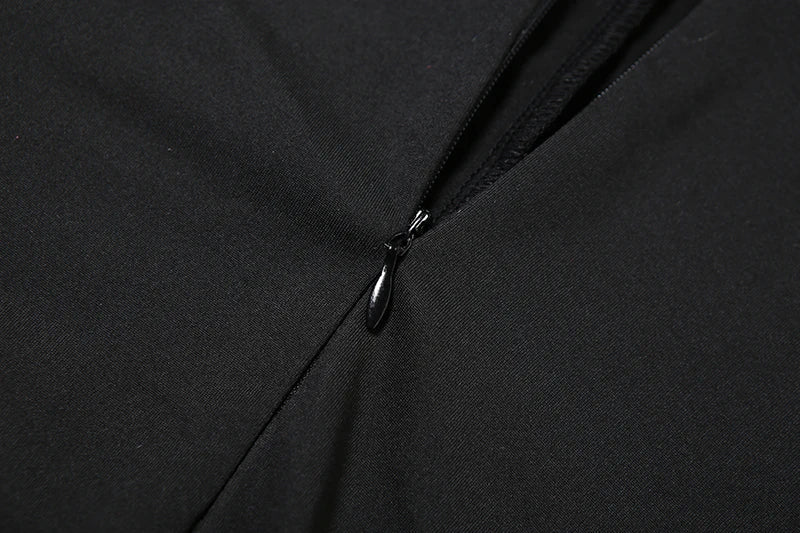 Fitted Jumpsuit with Shaping Fabric, Pedal Pushers, and Zipper Closure - Peyton
