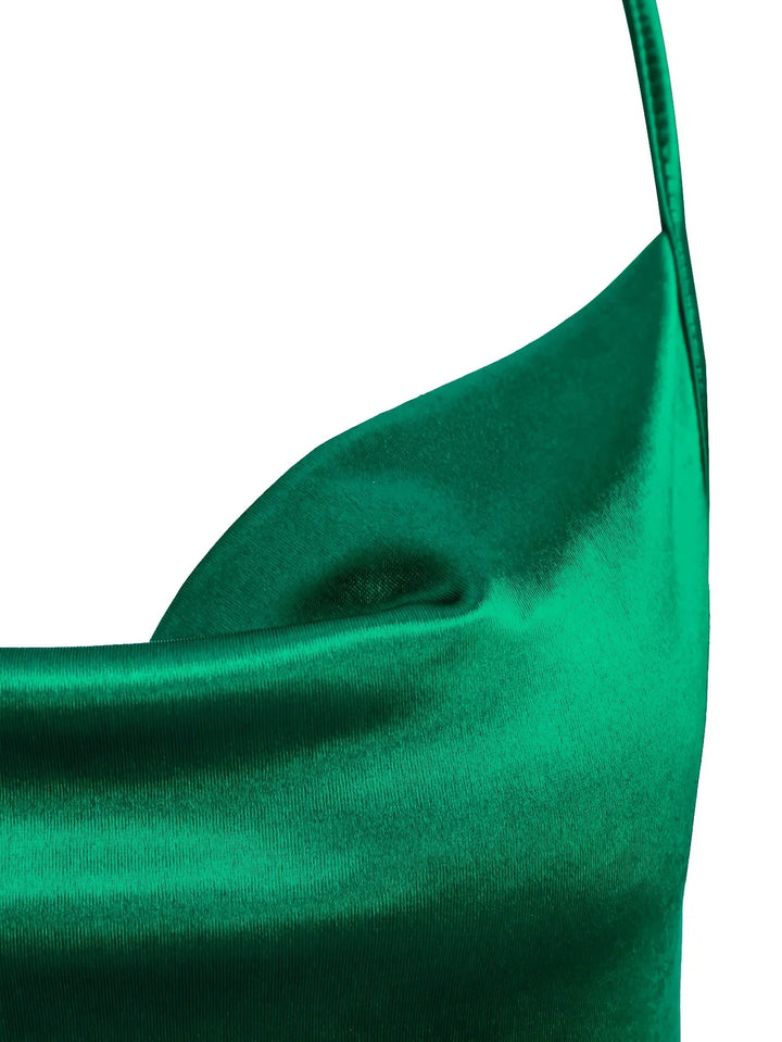 Satin Mini Dress - Bianca