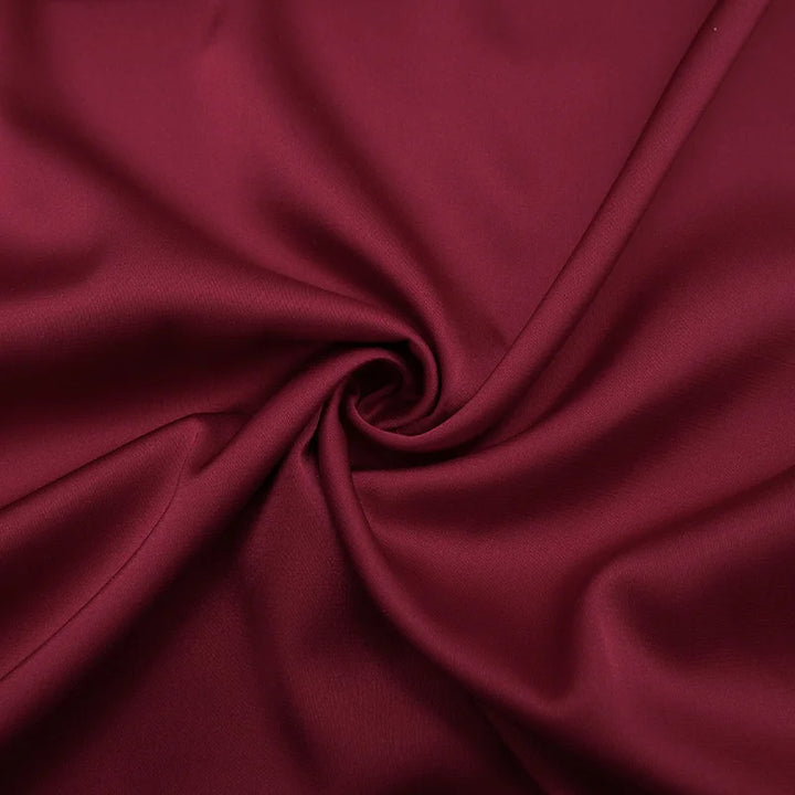 Satin Maxi Dress with Mesh Design - Jordan
